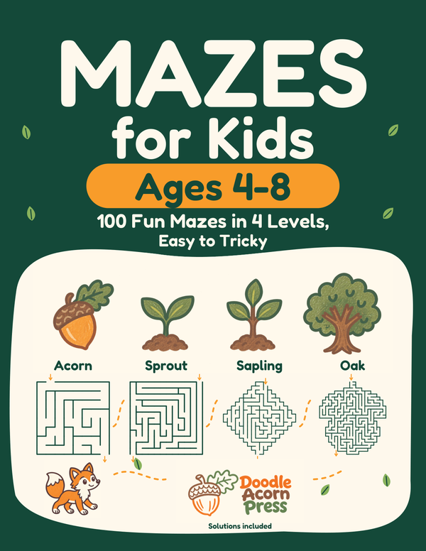 Front cover of Mazes for Kids Ages 4–8